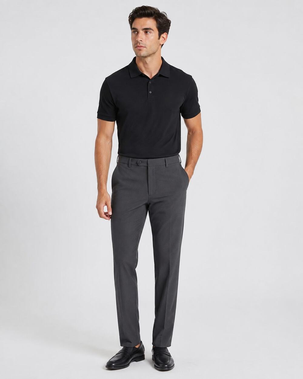 New Barbell Apparel Anything Dress Chino Pant Straight Men’s Slate Grey Size 34